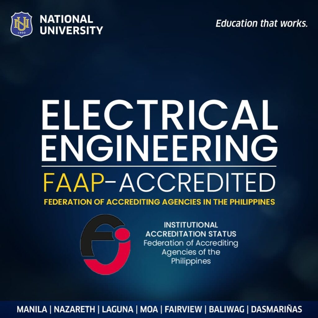 Electrical Engineering FAAP – Accredited | National University