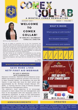 ComEx Collab Newsletter Issue 1 | Volume 1 | National University