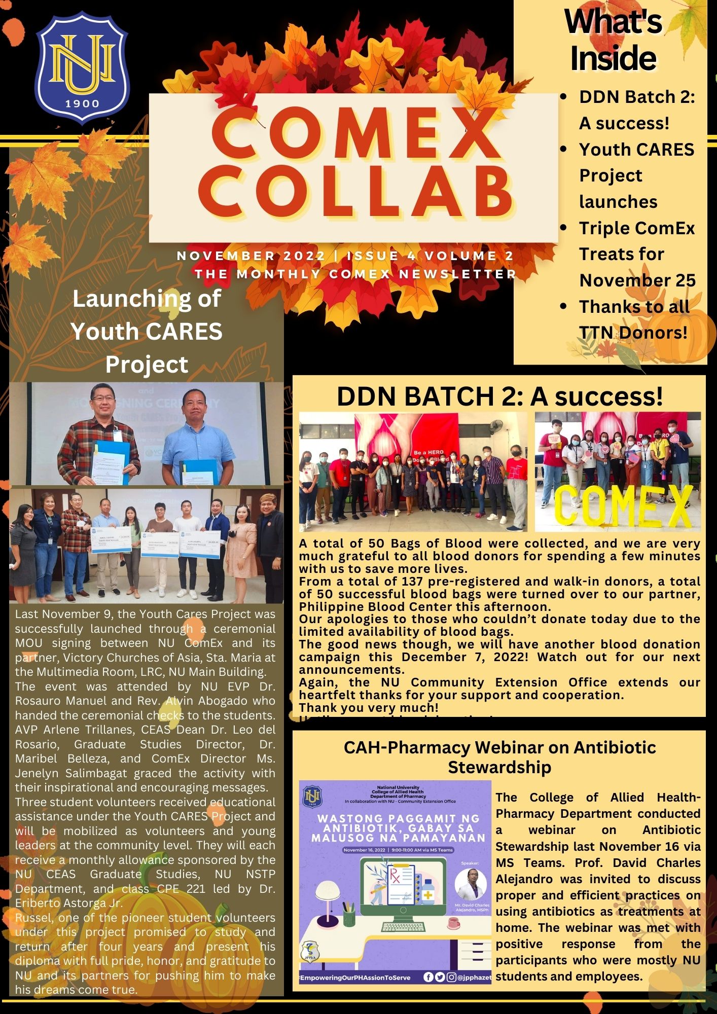 ComEx COLLAB Newsletter Issue 4 Volume 2 | National University