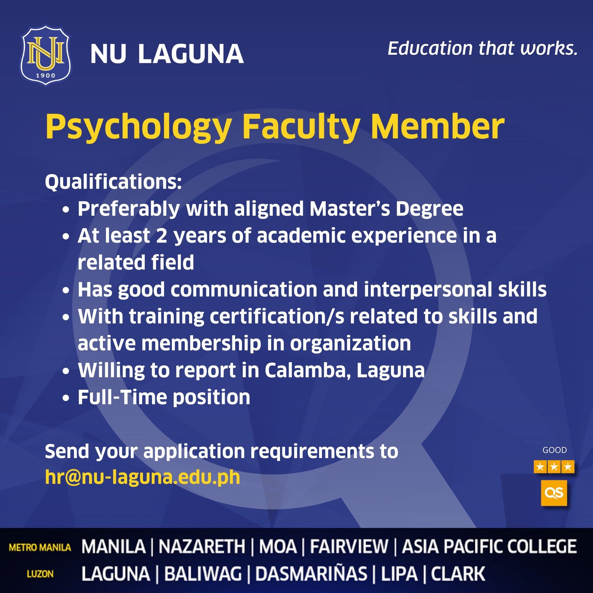 phd psychology national university